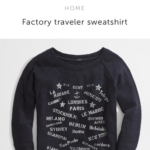 J. Crew Factory traveler sweater in navy - Picture 2 of 6